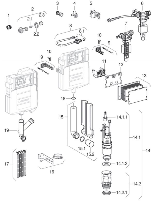 Concealed Cistern Replacement Parts Reviewmotors.co